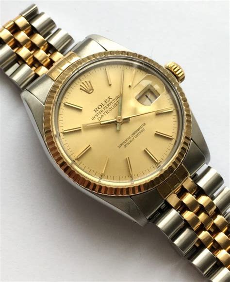 rolex datejust staal/goud 16013 uit 1981.